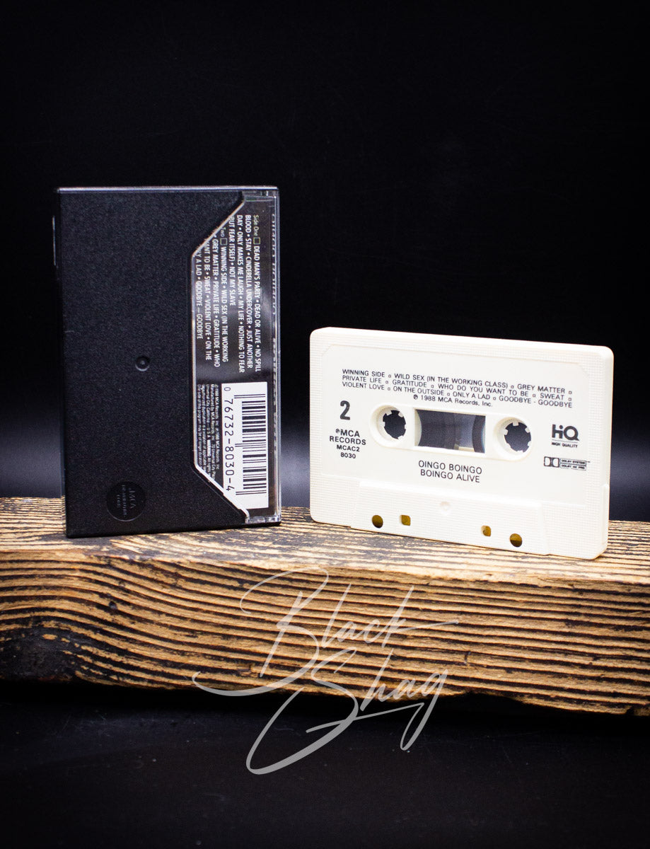 Vintage Oingo Boingo Boingo Alive Cassette 1988