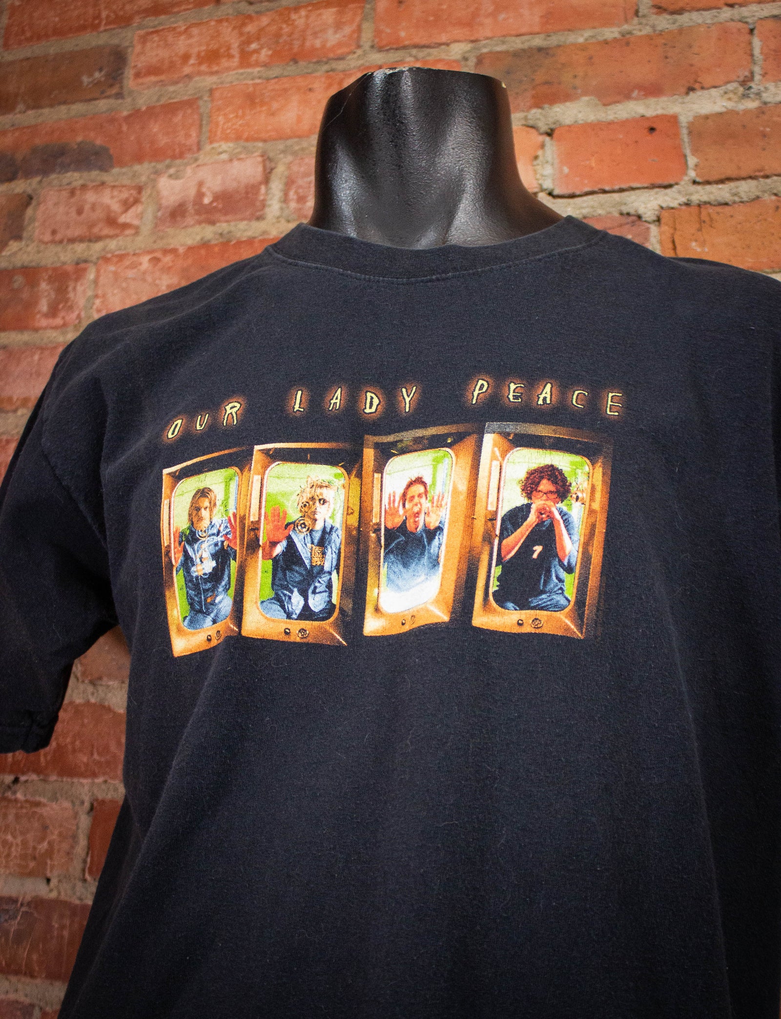 Vintage Our Lady Peace Concert T Shirt 2000s Black Large