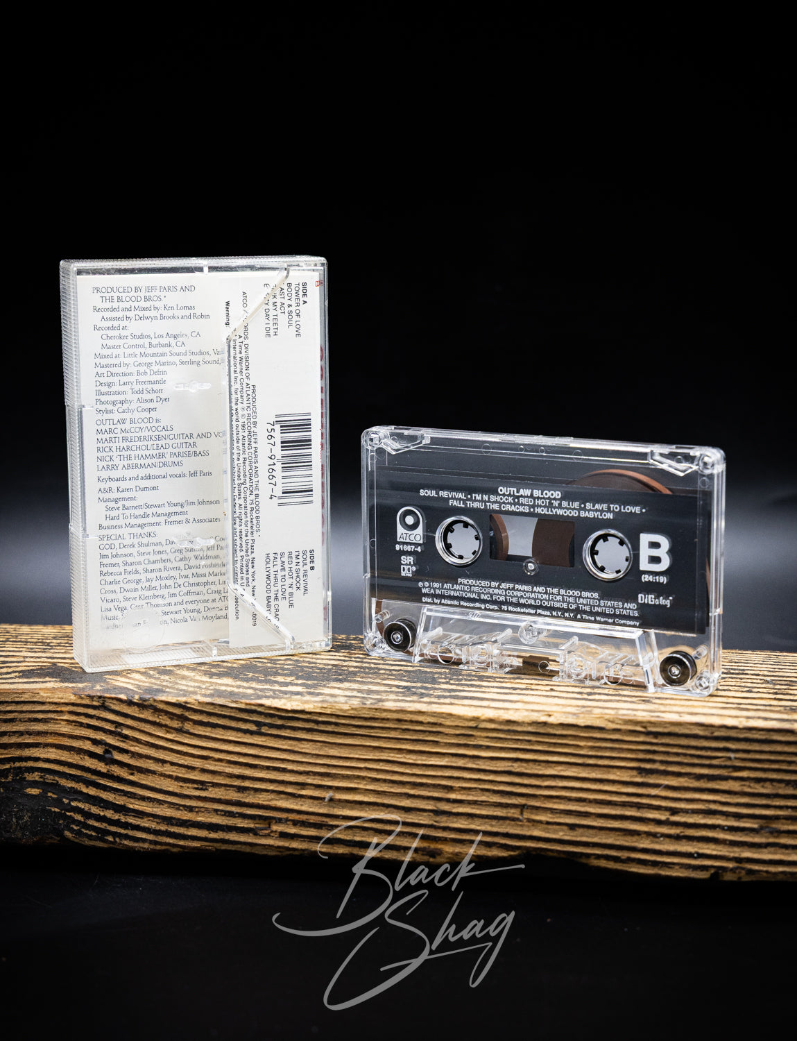Vintage Outlaw Blood Cassette 1991