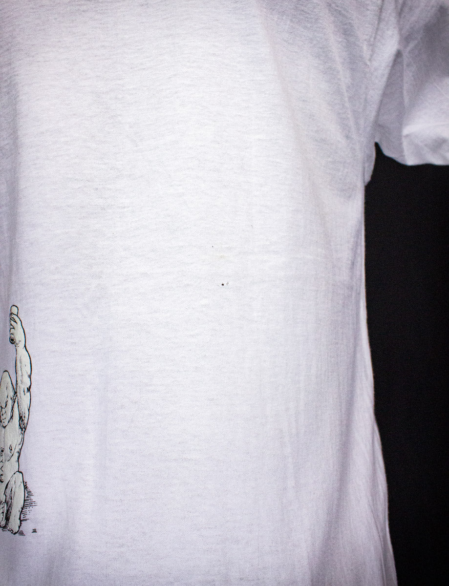 Vintage Ozzy Osbourne Crucified Glow in the Dark Concert T Shirt 1991 Large