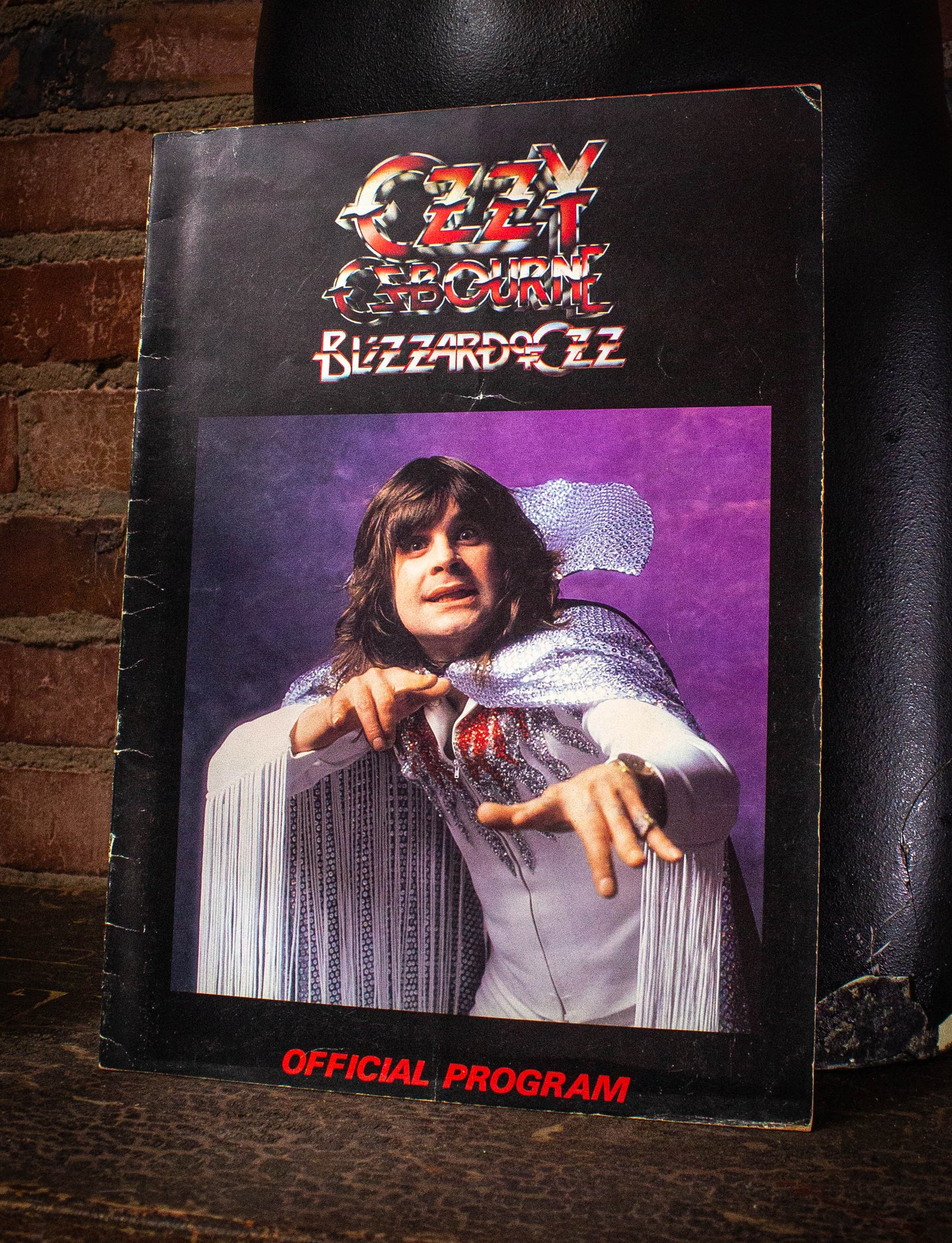 Vintage Ozzy Osbourne Blizzard of Ozz Concert T Shirt 1980 Blue Medium