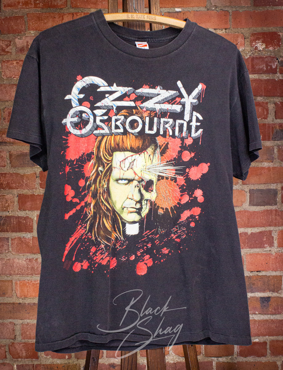 Vintage Black Sabbath & Ozzy Tees – Heavy Metal Shirts – Black