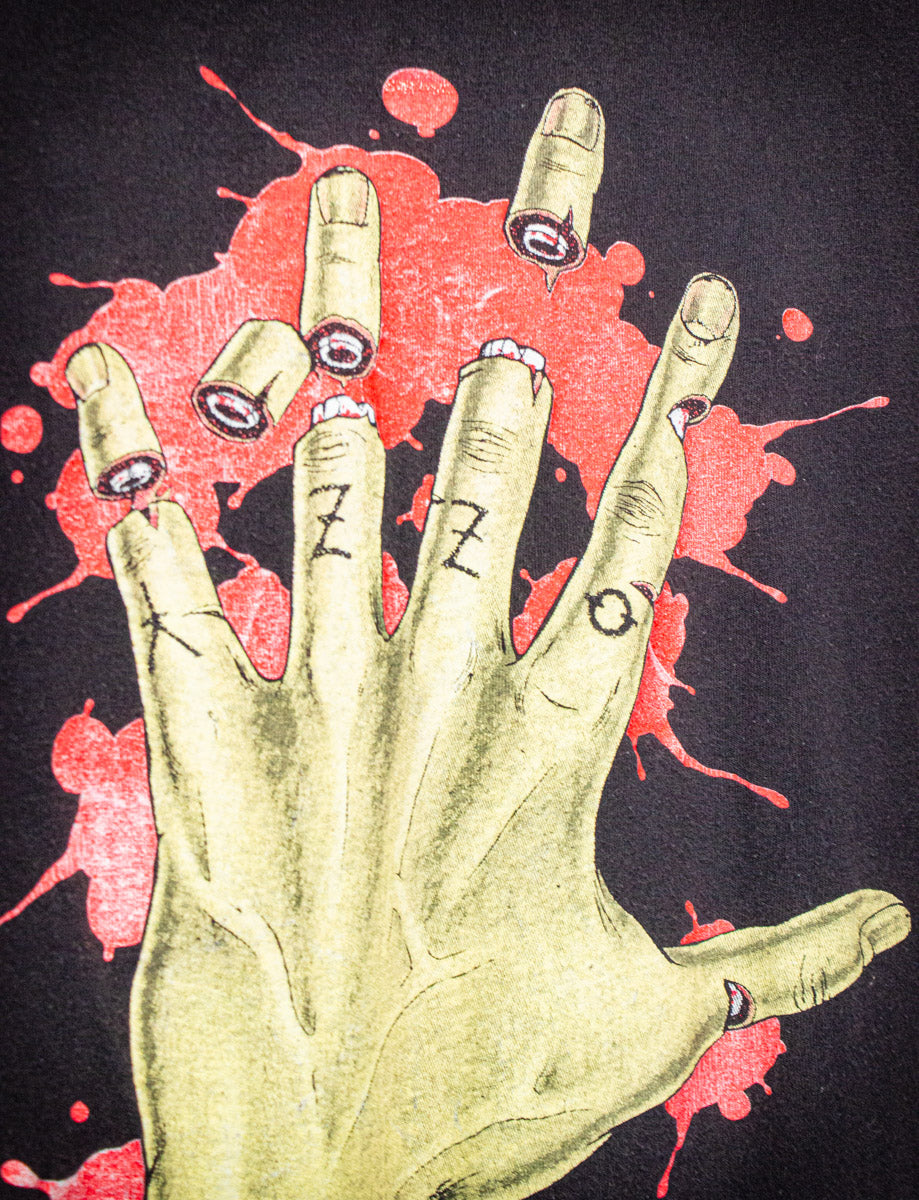 Vintage Ozzy Osbourne Chopped Hand Concert T Shirt 1991 Large