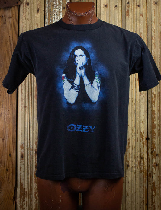 Vintage Ozzy Osbourne Retirement Sucks Tour Concert T Shirt 1996 Black Large