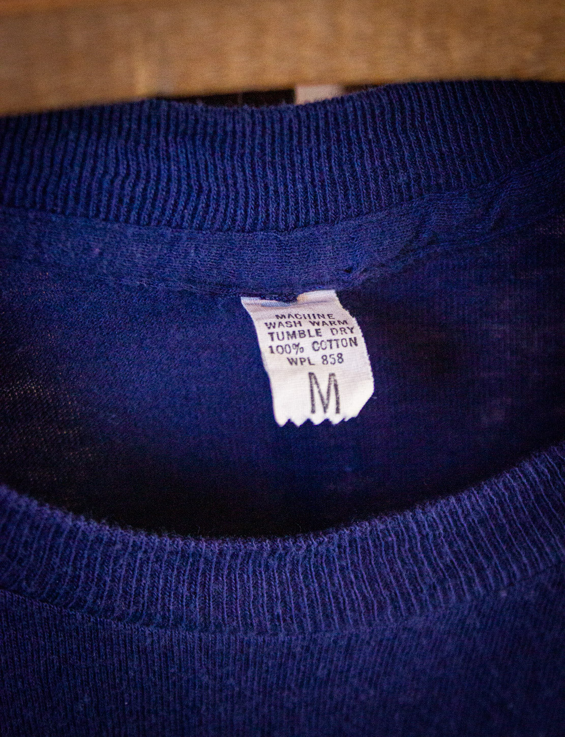 Vintage PFM Cook Concert T Shirt 1974 Blue Small