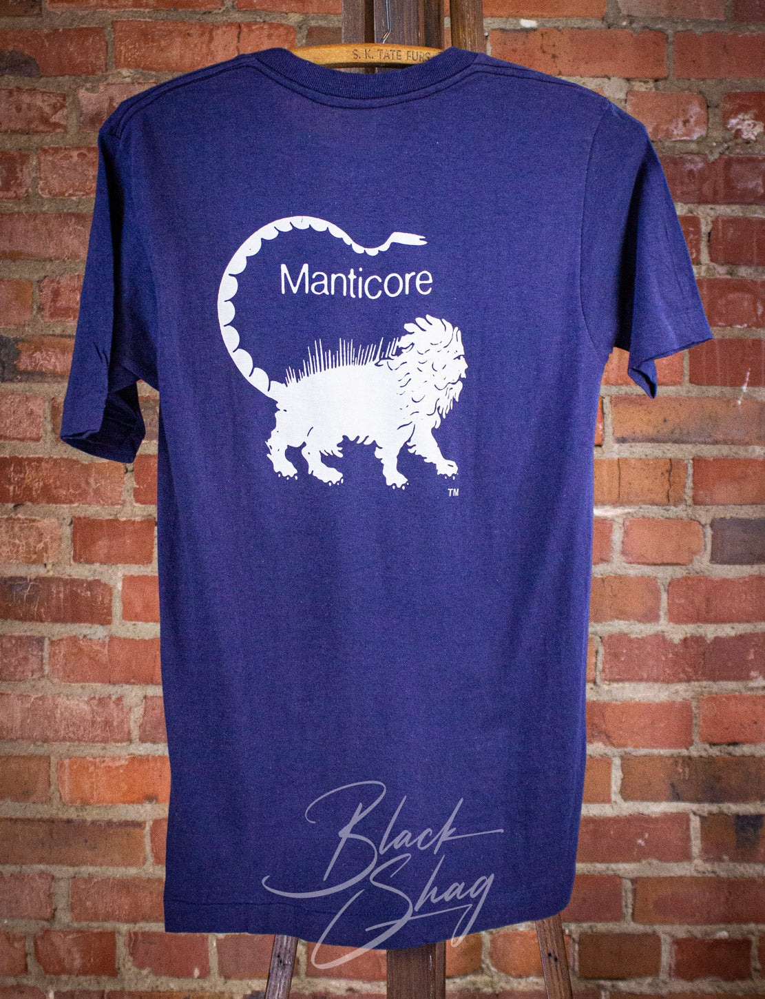 Vintage PFM Cook Concert T Shirt 1974 Blue Small