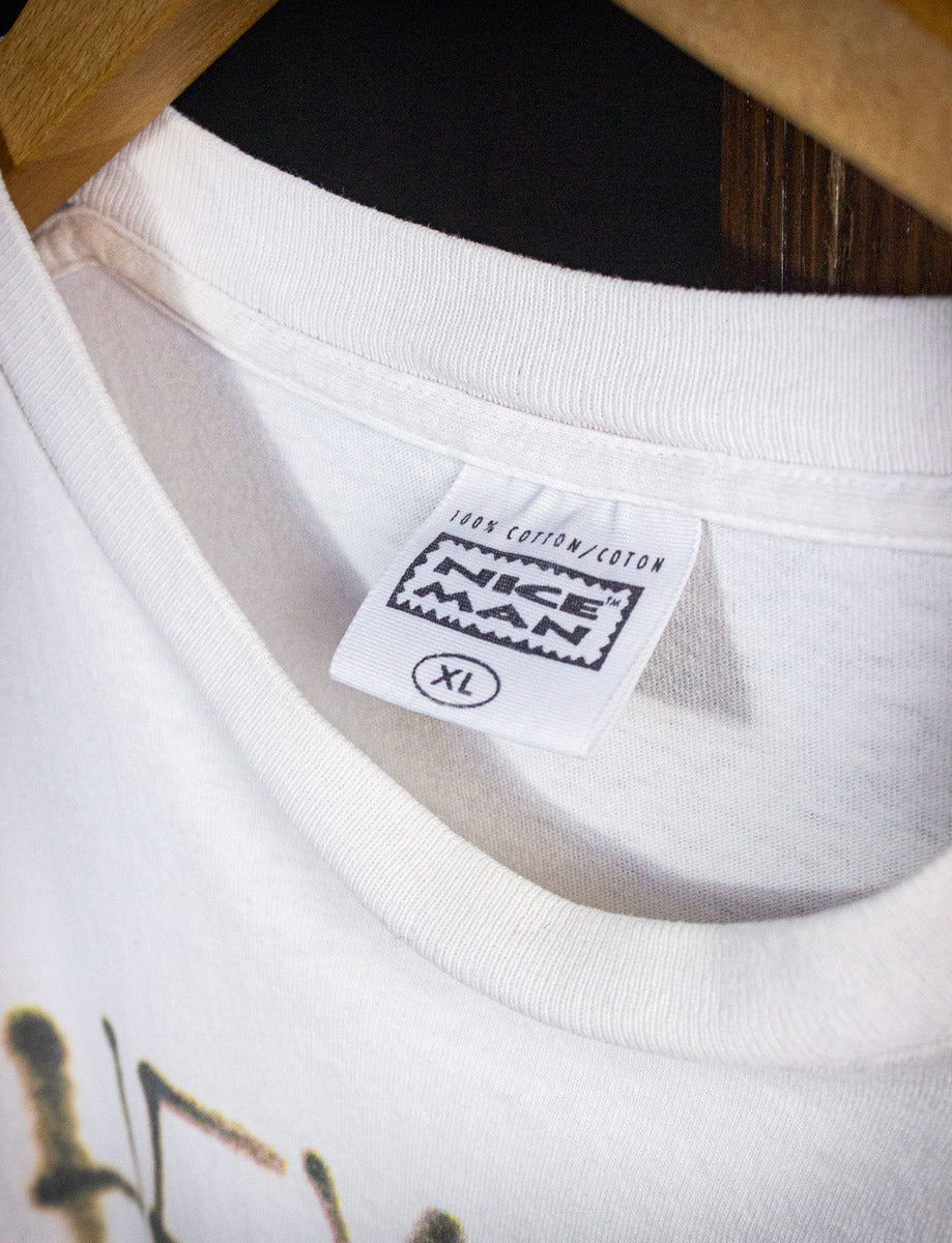 Vintage PJ Harvey 50ft Queenie Concert T Shirt 1993 White XL