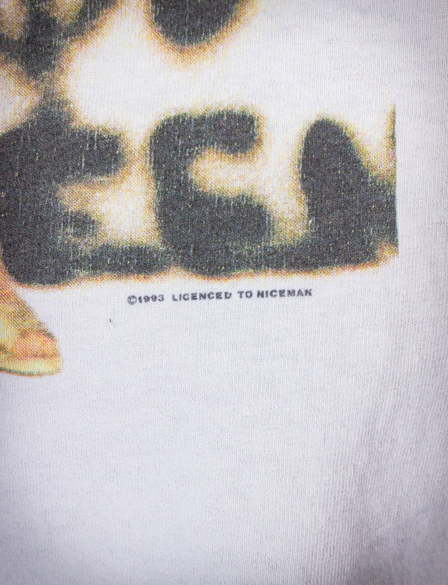 Vintage PJ Harvey 50ft Queenie Concert T Shirt 1993 White XL