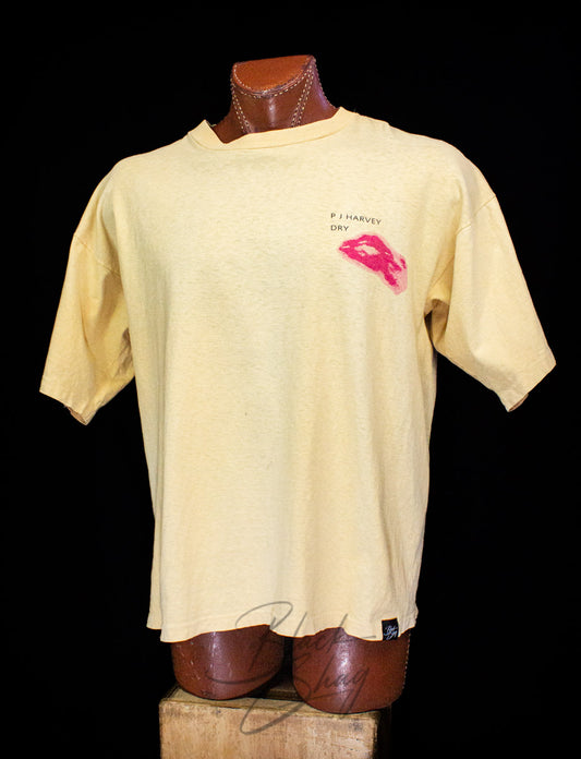Vintage PJ Harvey Dry Concert T Shirt 1992 2XL