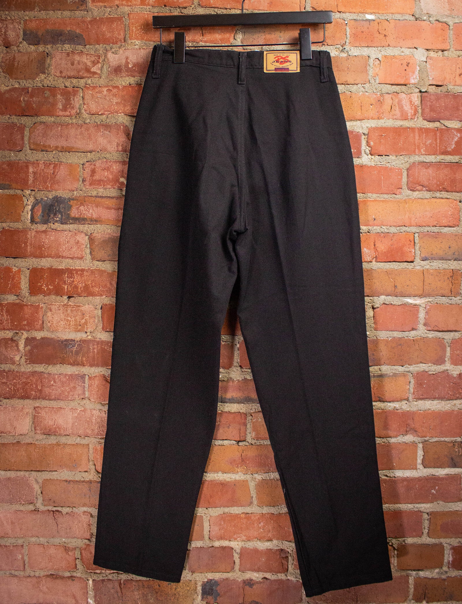 Vintage Panhandle Slim Black Lace Jeans 1990s 28W
