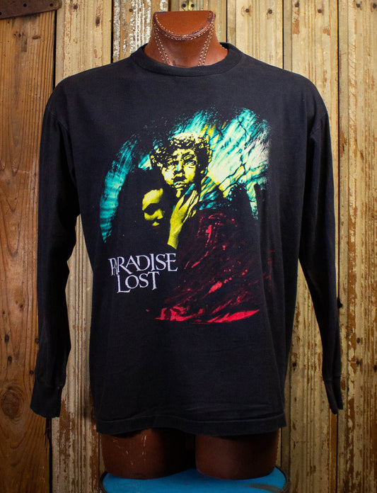 Vintage Paradise Lost Icon Long Sleeve Concert T Shirt 90s Black XL