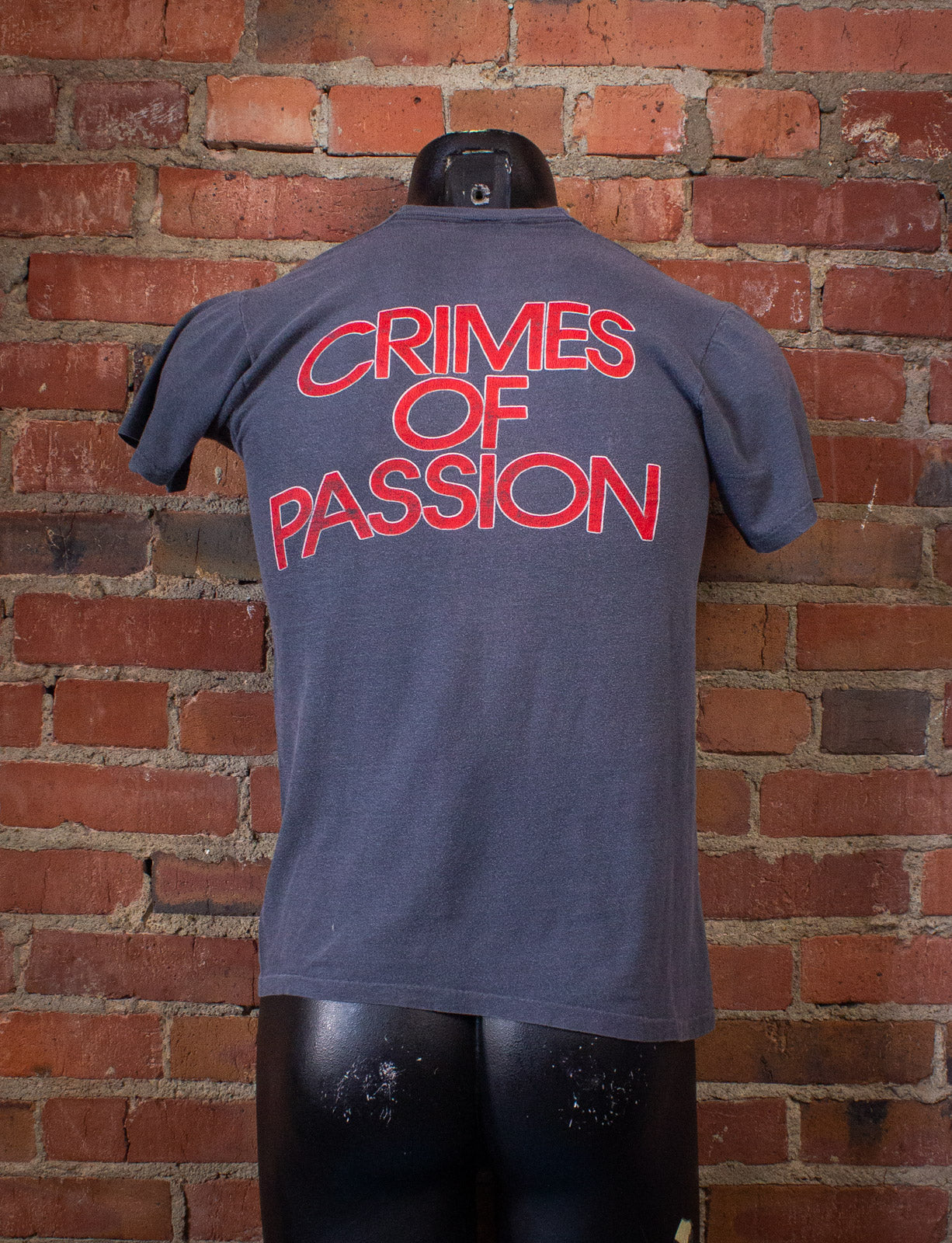 Vintage Pat Benatar Crimes of Passion Concert T Shirt 1980 Black Small