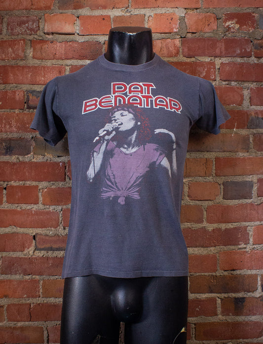 Vintage Pat Benatar Crimes of Passion Concert T Shirt 1980 Black Small