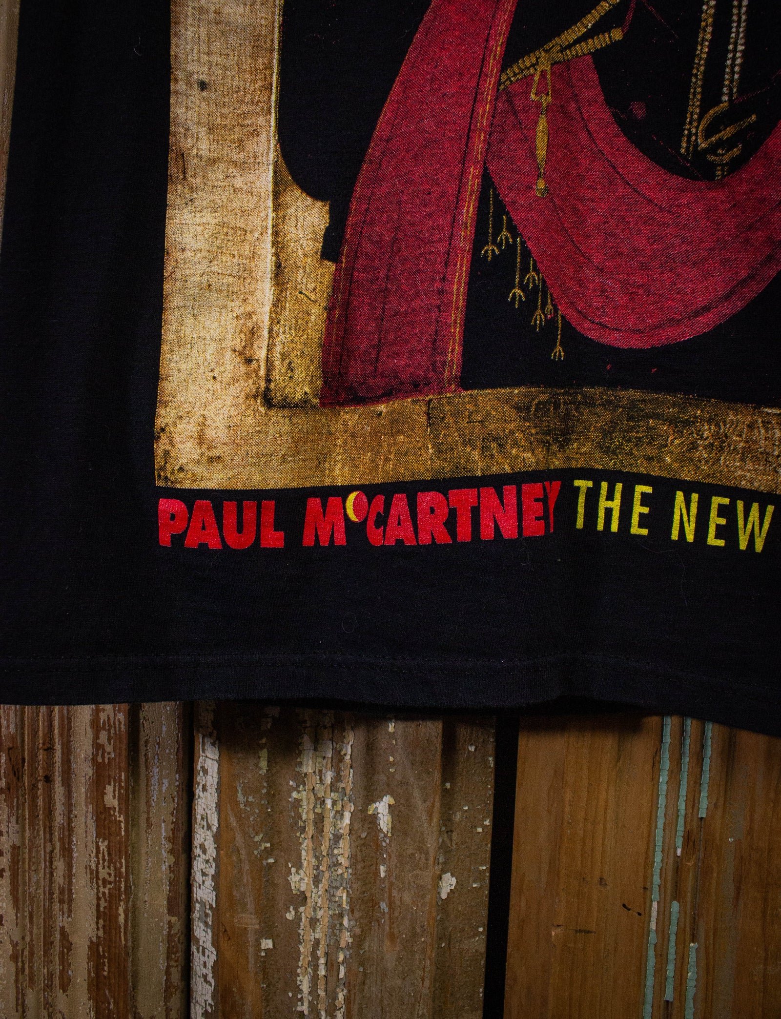 Vintage Paul McCartney New World Tour Concert T Shirt 1993 Black Medium