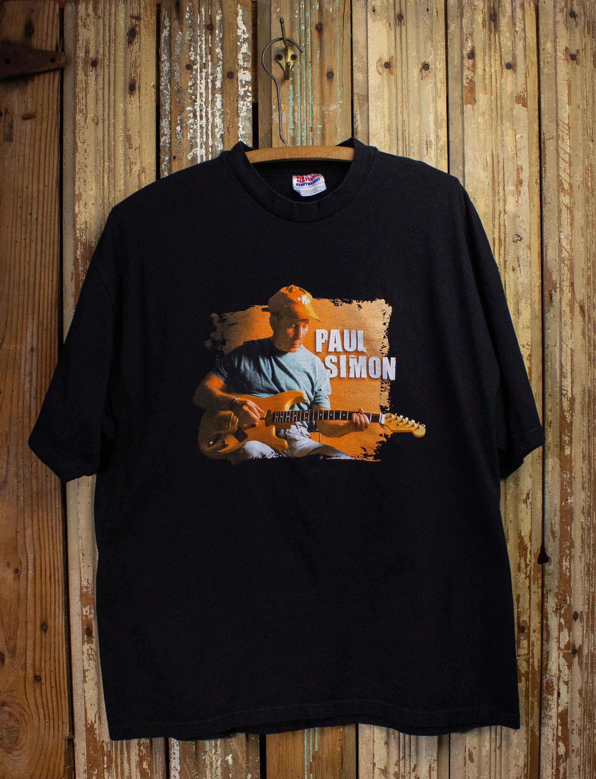 Vintage Paul Simon Tour Concert T Shirt 2001 Black XL
