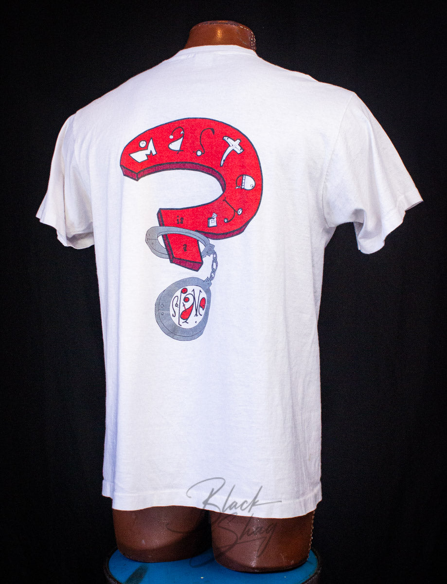 Vintage Pearl Jam Master Slave Concert T Shirt 90s White XL