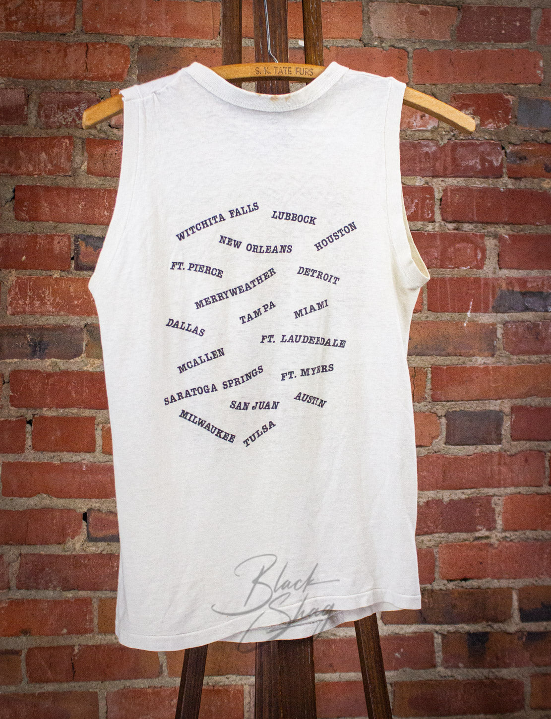 Vintage Peter Frampton Breaking the Rules Concert Tank Top 1981 White XS