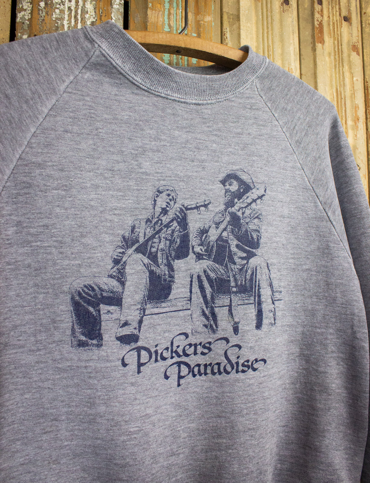 Vintage Pickers Paradise Sweatshirt 1984 Gray Small/Medium