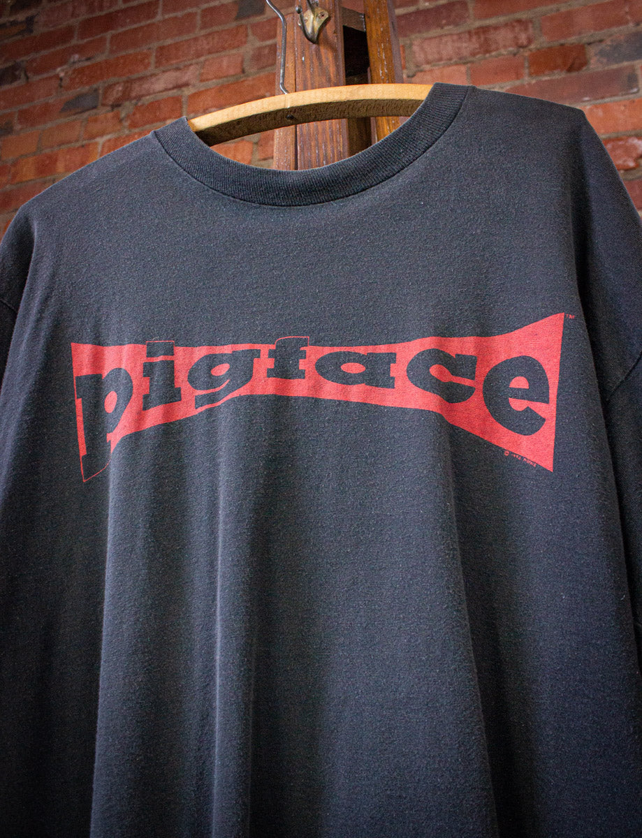 Vintage Pigface Fook U Concert T Shirt 1992 Black XL
