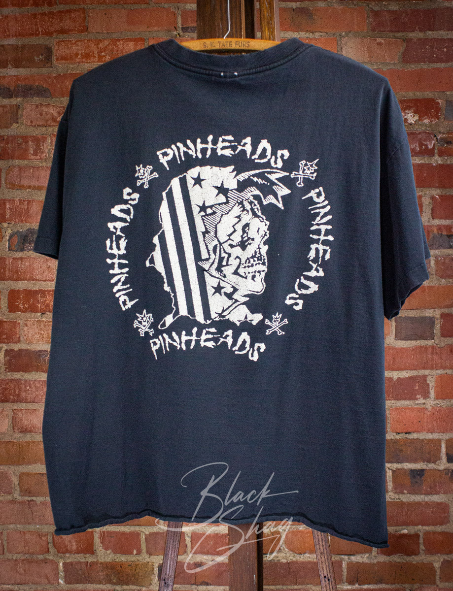 Vintage Pinheads Concert T Shirt 80s Black Large