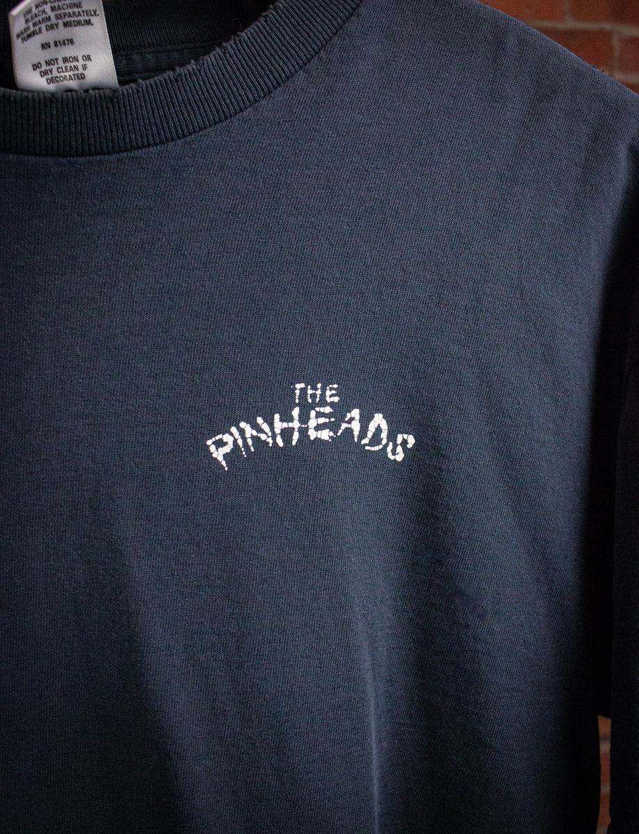 Vintage Pinheads Concert T Shirt 80s Black Large