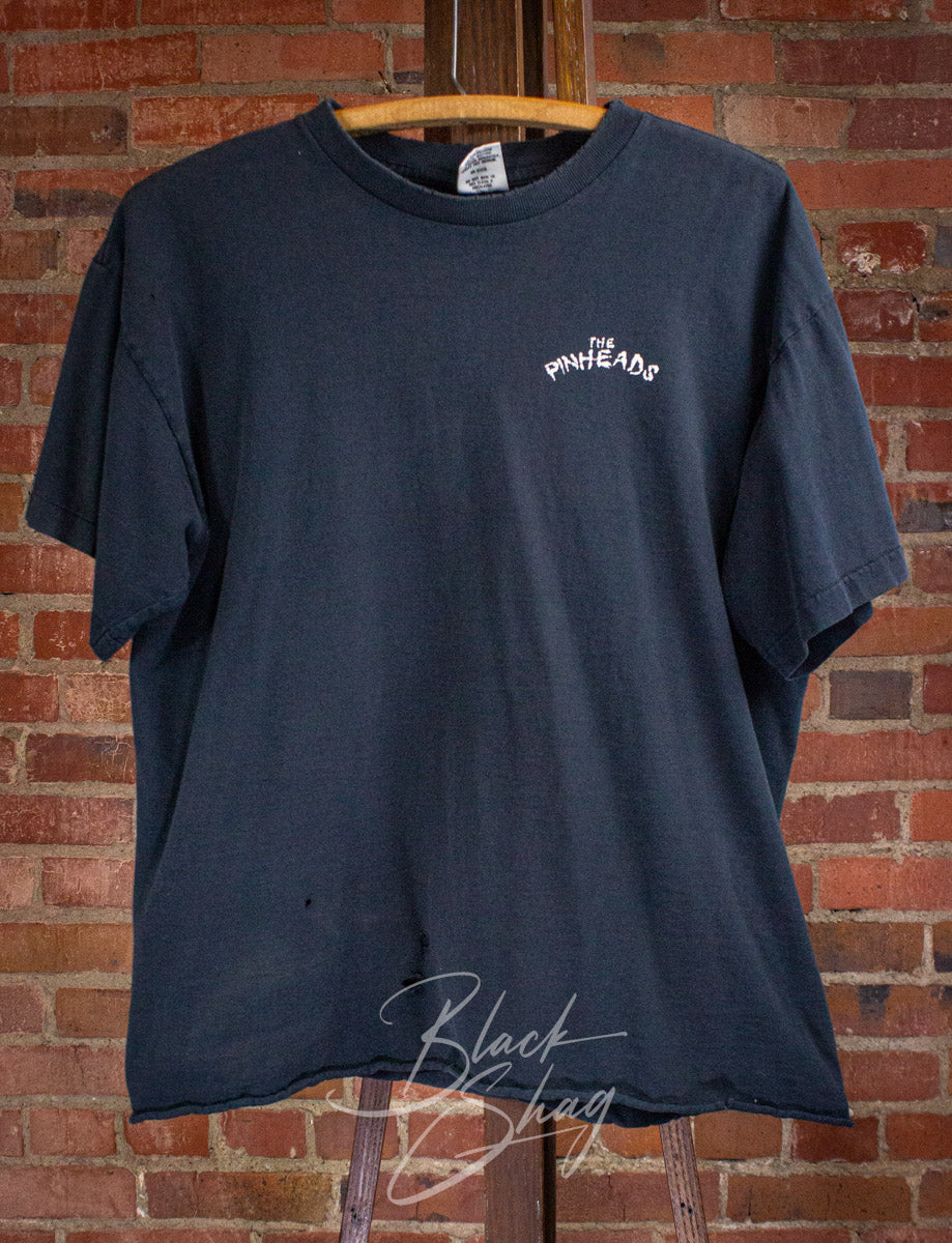 Vintage Pinheads Concert T Shirt 80s Black Large