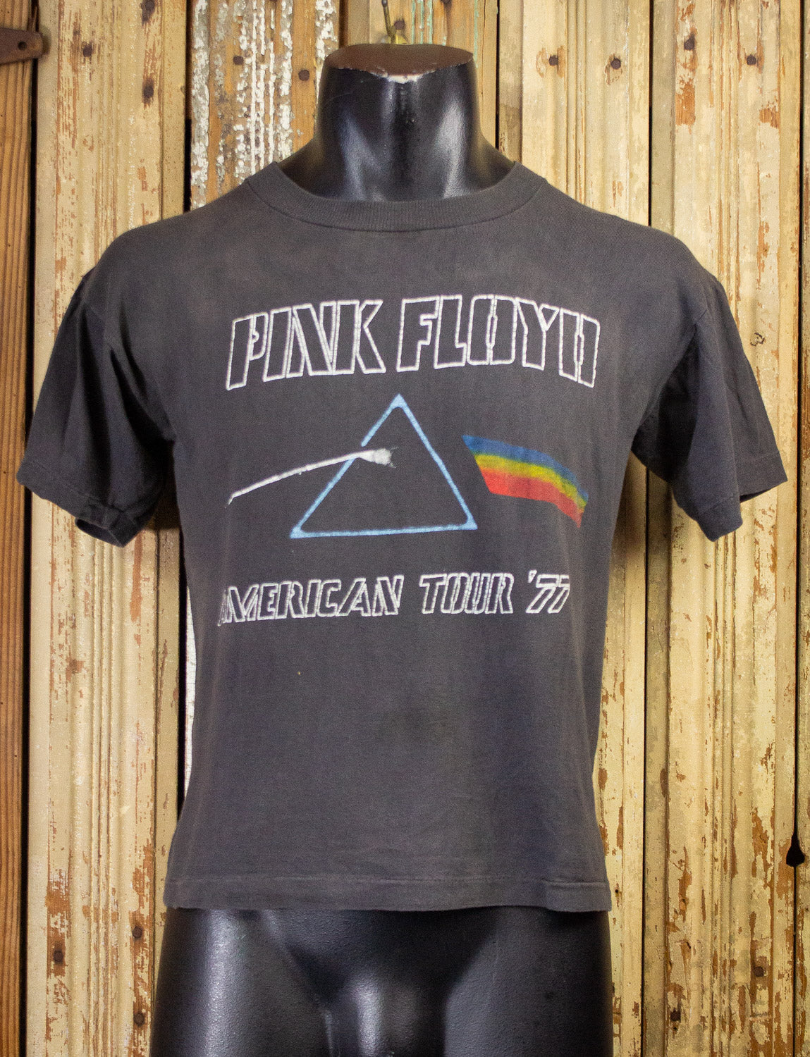 Vintage Pink Floyd Dark Side of The Moon American Tour Concert T Shirt 1977 Medium