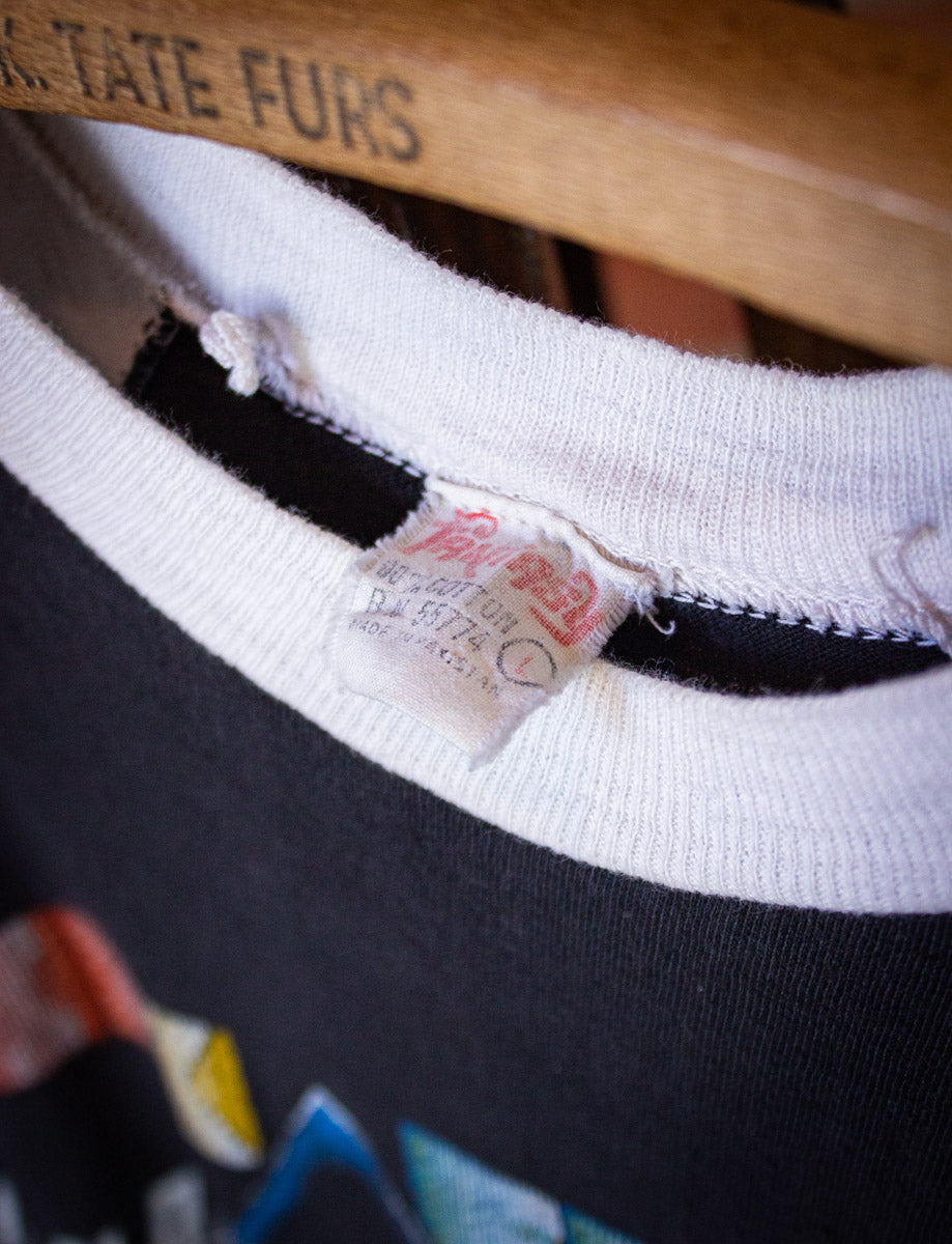 Vintage Pink Floyd The Wall Raglan Parking Lot Concert T Shirt 1980 Black/White Small