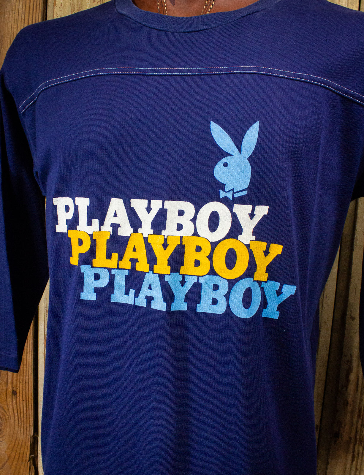 Playboy Silver Anniversary factory Artex XL Combed Cotton T Shirt Vintage 70s