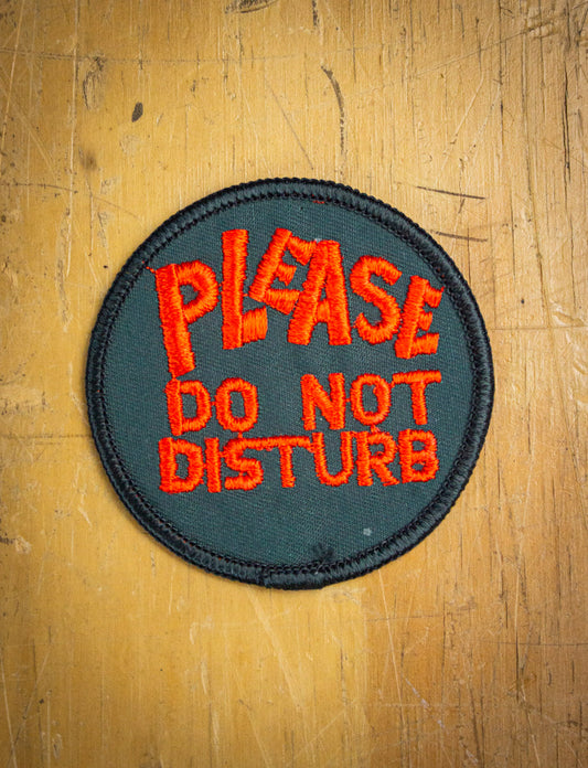 Vintage Please Do Not Disturb Patch