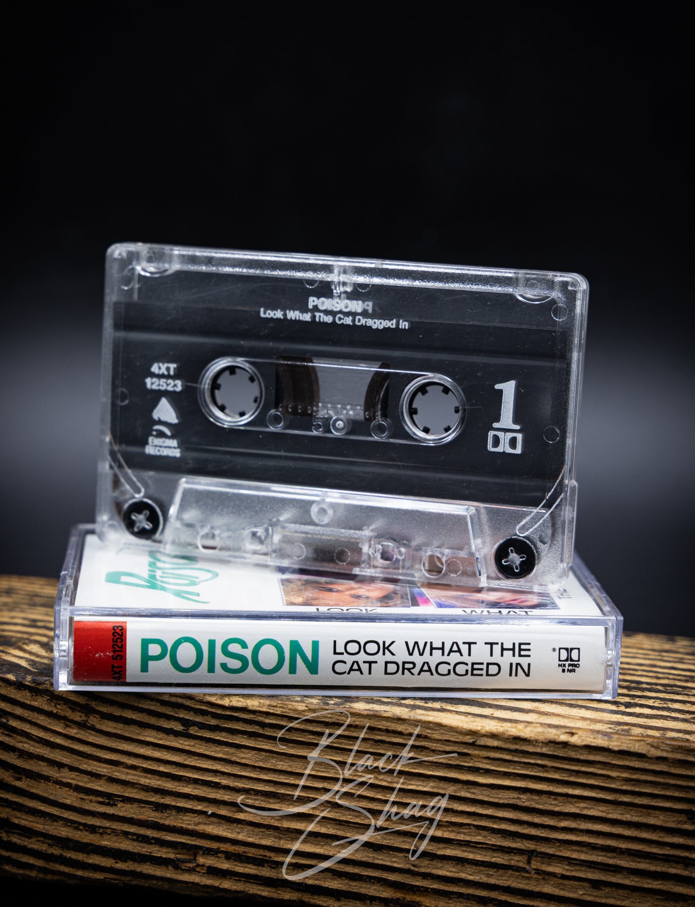 Vintage Poison Look What The Cat Dragged In Cassette 1986