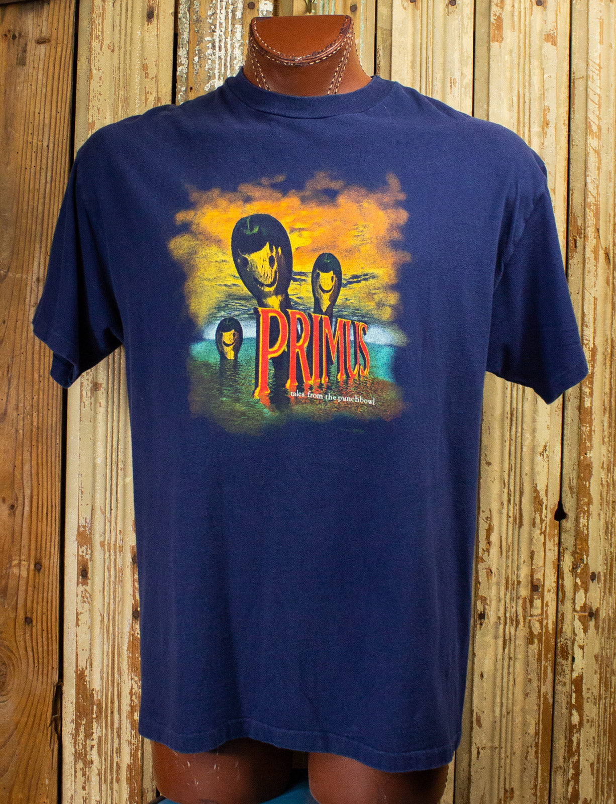 Vintage Primus Tales From The Punchbowl Concert T Shirt 1995 Blue XL