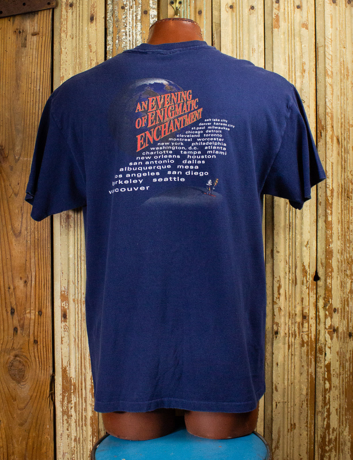 Vintage Primus Tales From The Punchbowl Concert T Shirt 1995 Blue XL