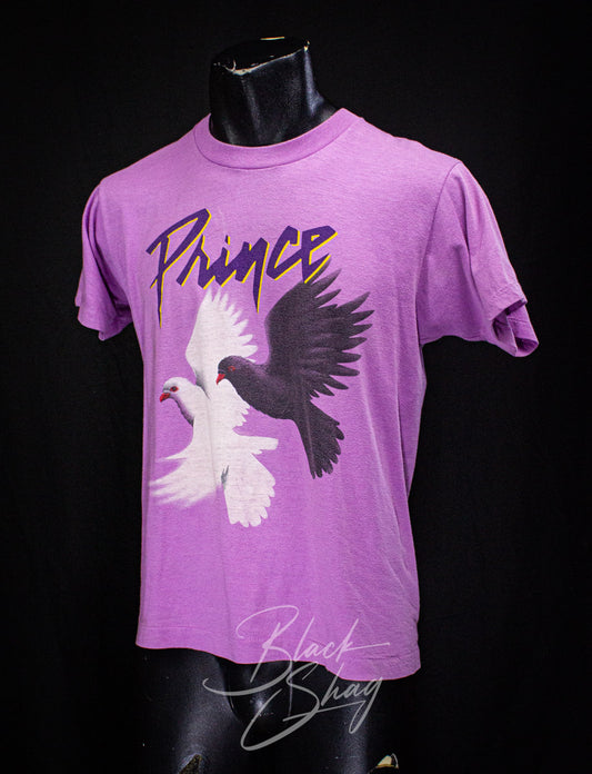Vintage Prince and The Revolution Concert T Shirt 1984/85 Purple Medium