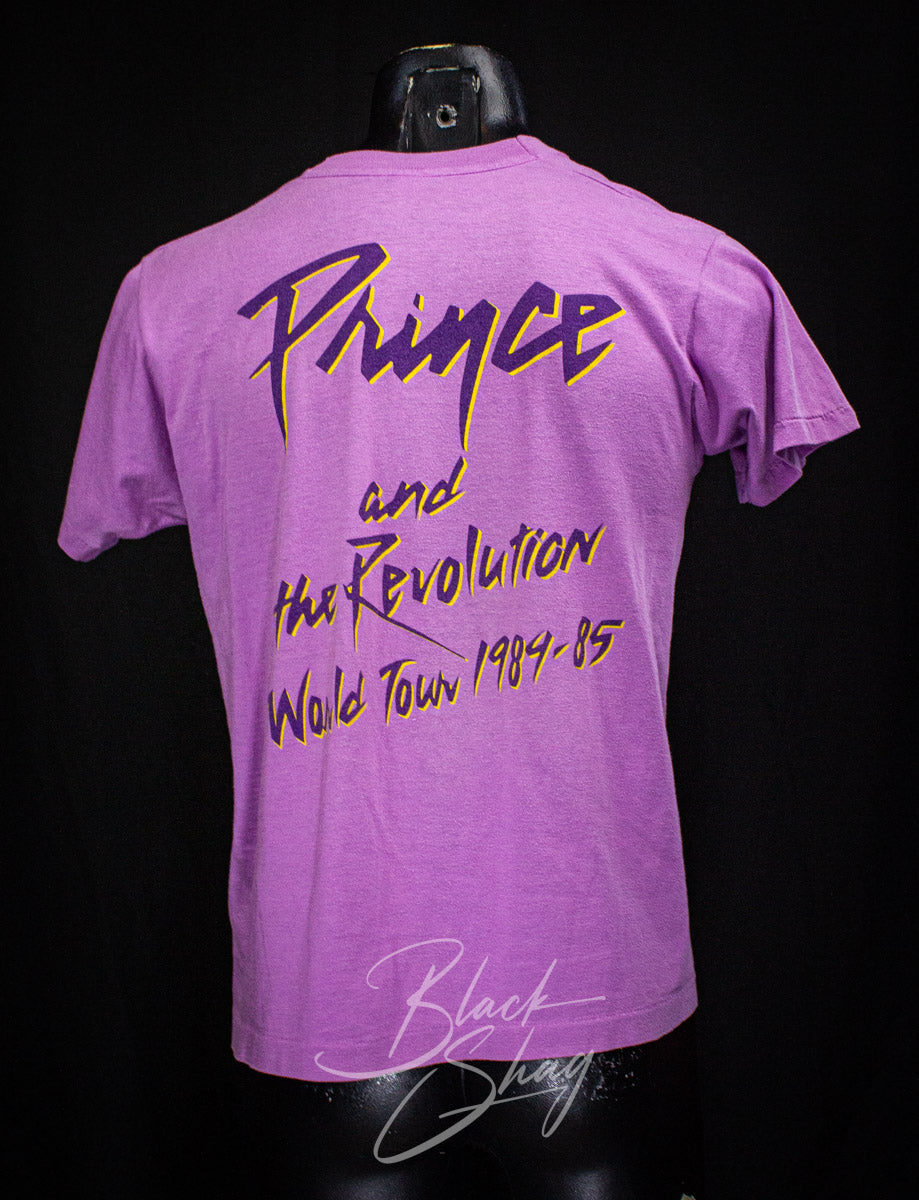 Vintage Prince and The Revolution Concert T Shirt 1984/85 Purple Medium