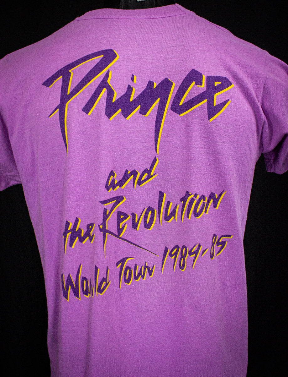 Vintage Prince and The Revolution Concert T Shirt 1984/85 Purple Medium