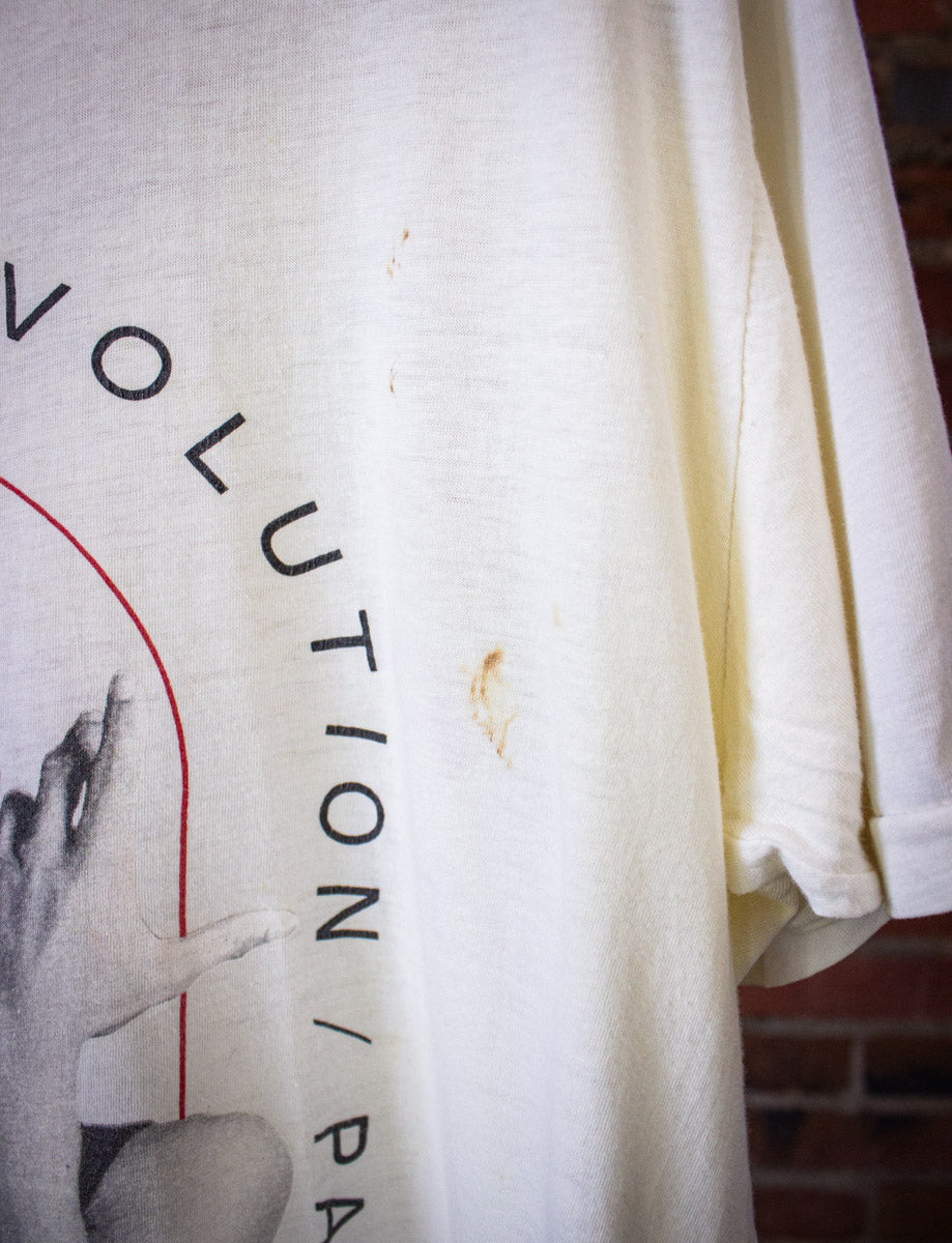 Vintage Prince and the Revolution Parade Tour Concert T Shirt 1986 White Medium 