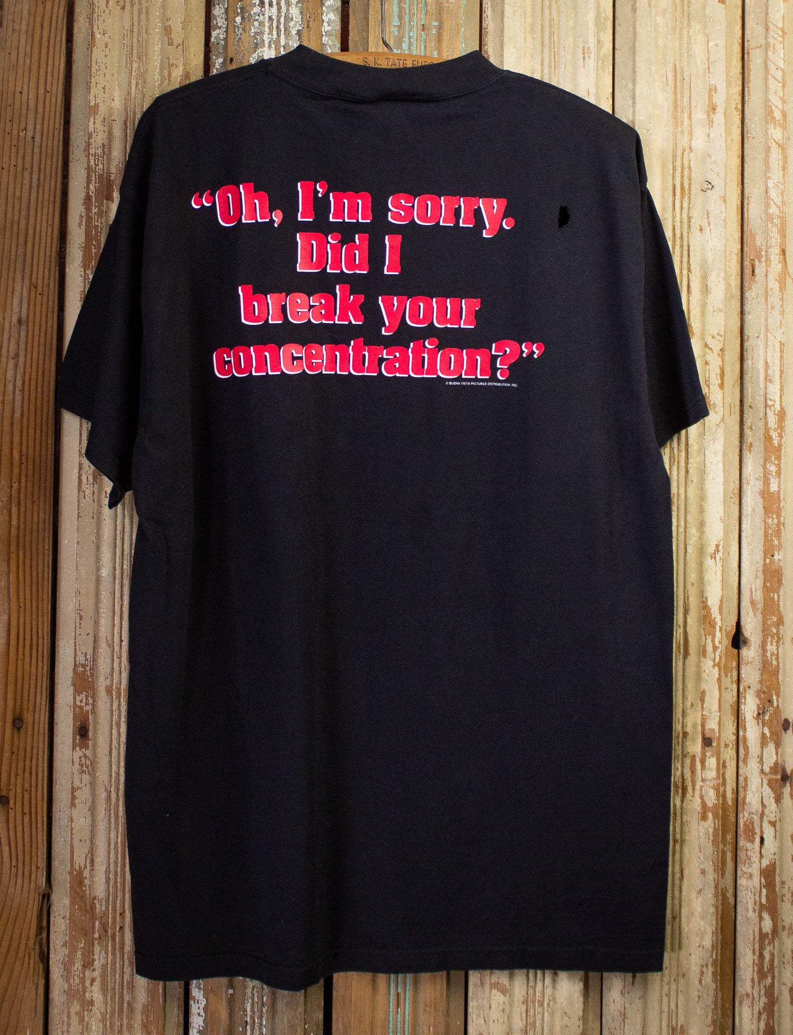 Vintage Pulp Fiction Did I Break Your Concentration Graphic T-Shirt 1994 XL