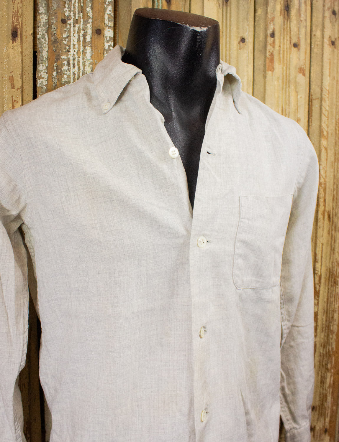 Vintage Puritan White Button Up Shirt 50s Small