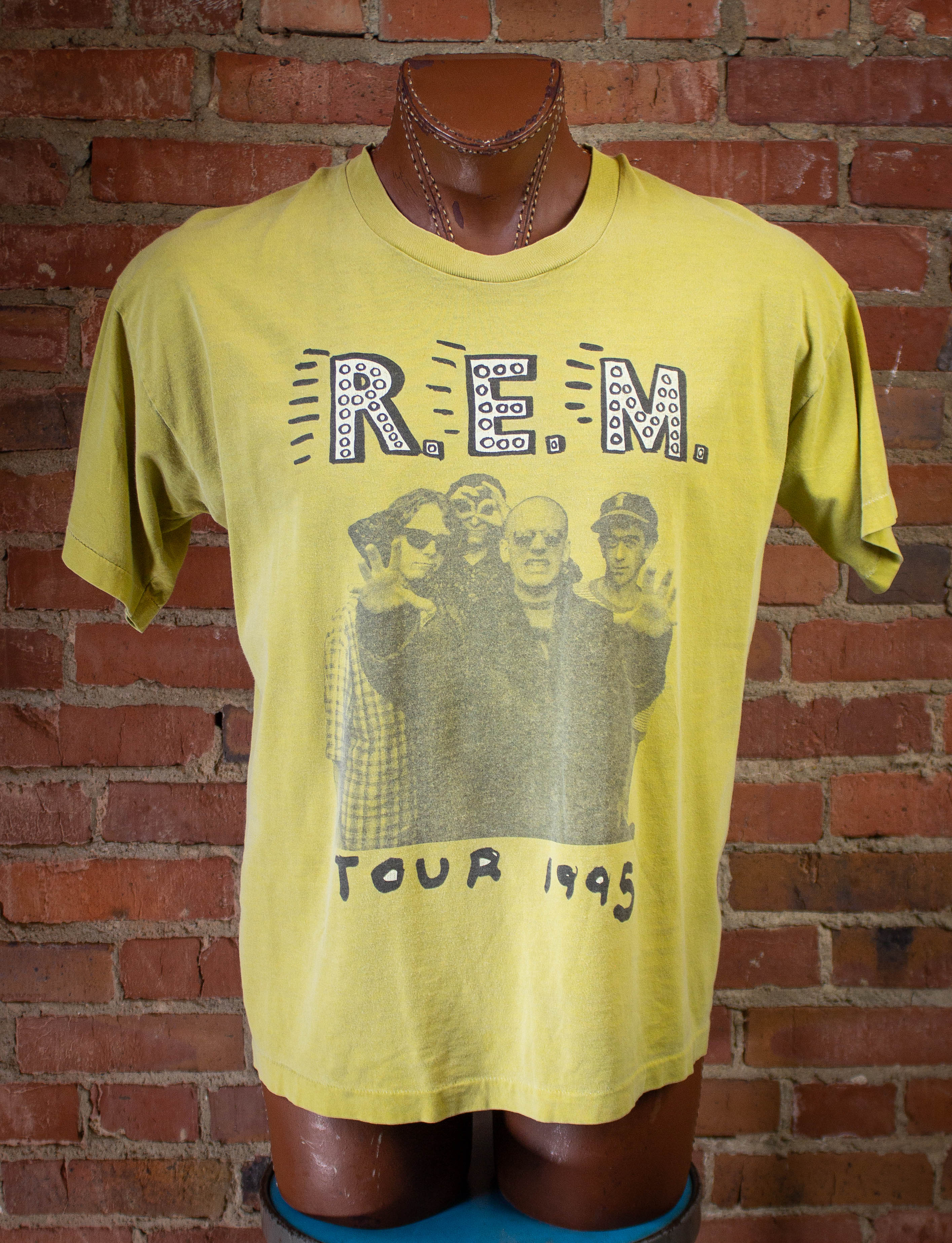 Vintage REM Monster World Tour Concert T-Shirt 1995 XL