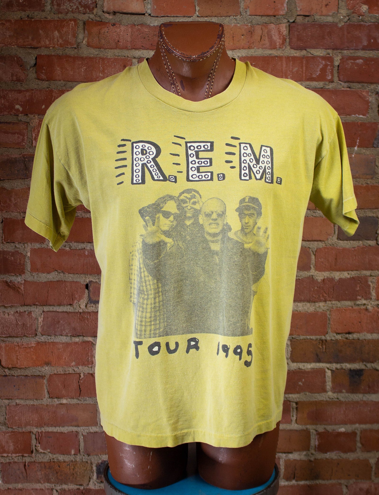 Vintage REM Monster World Tour Concert T-Shirt 1995 XL – Black