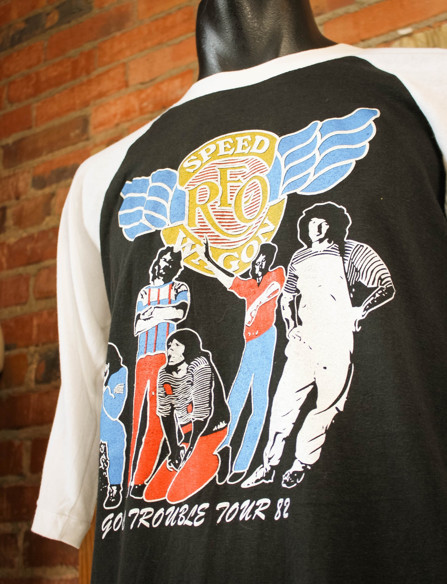 Vintage REO Speedwagon Good Trouble Concert T-Shirt 1982 M
