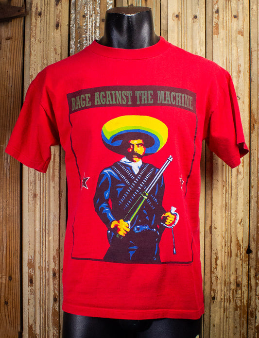 Vintage Rage Against The Machine Emiliano Zapata Concert T Shirt 2000 Red Medium