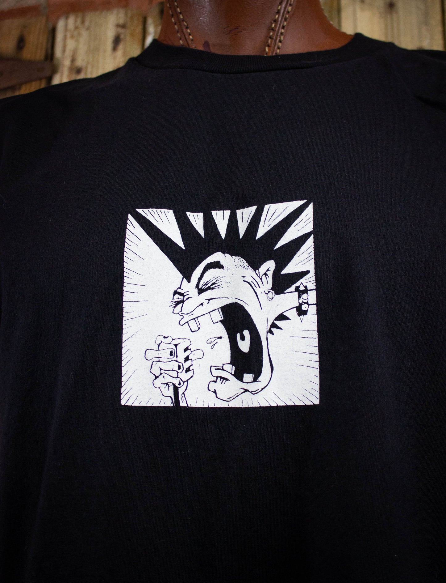 Vintage Rancid Punk Singer Logo Concert T Shirt 90s Black XL