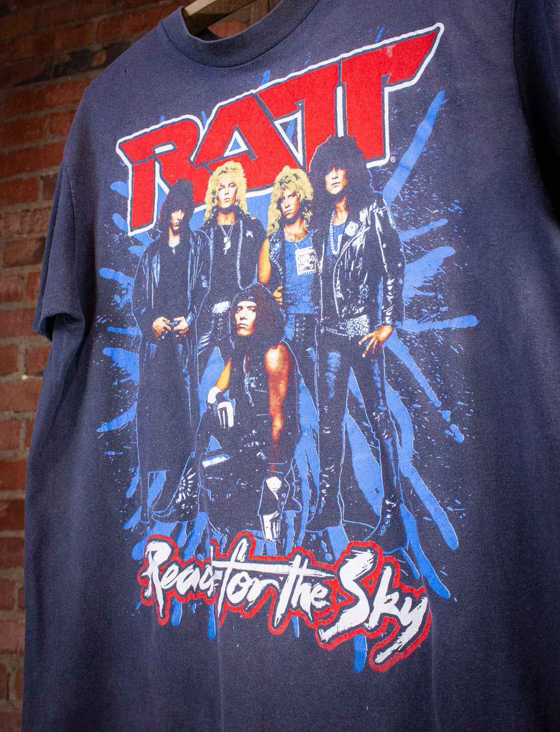 Vintage Ratt Reach for the Sky Concert T Shirt 1989 Black Medium