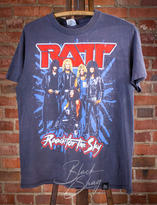 Vintage Ratt Reach for the Sky Concert T Shirt 1989 Black Medium