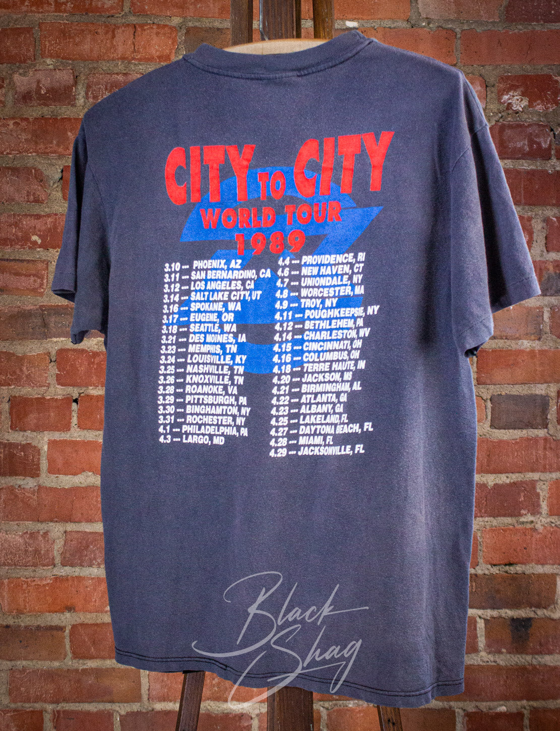 Vintage Ratt Reach for the Sky Concert T Shirt 1989 Black Medium