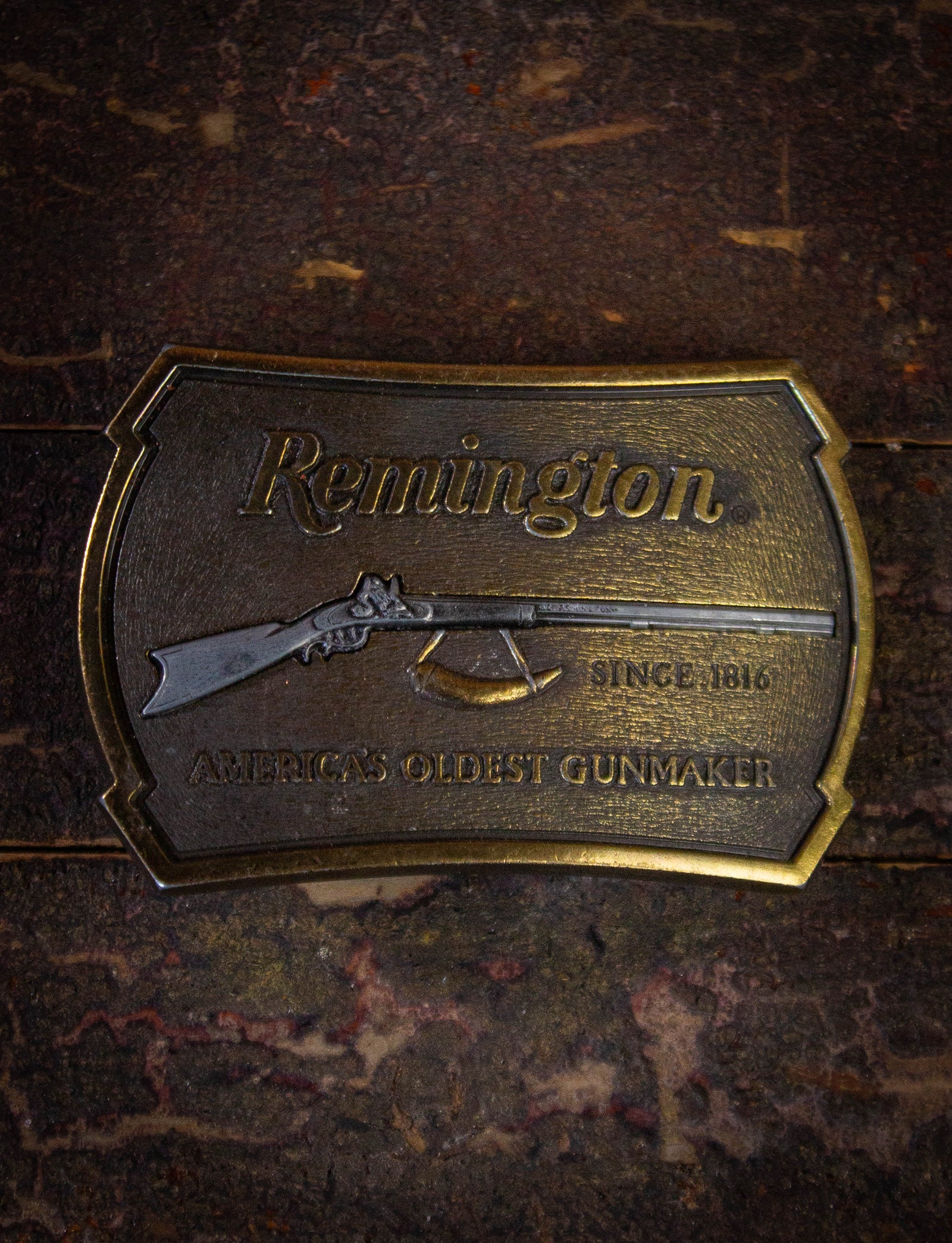 Vintage Remington Belt Buckle 1976