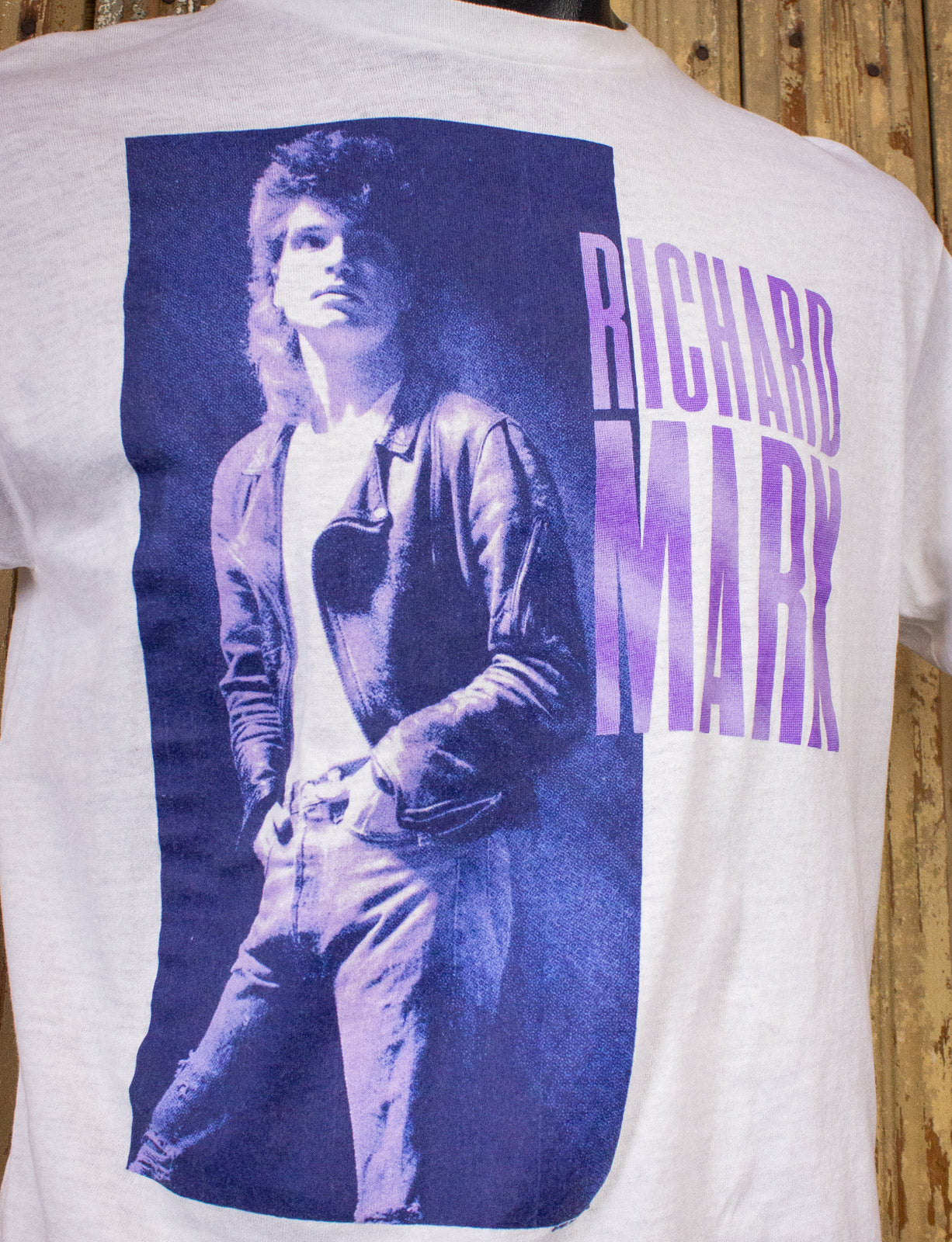 Vintage Richard Mark Concert T shirt 1987 White Medium