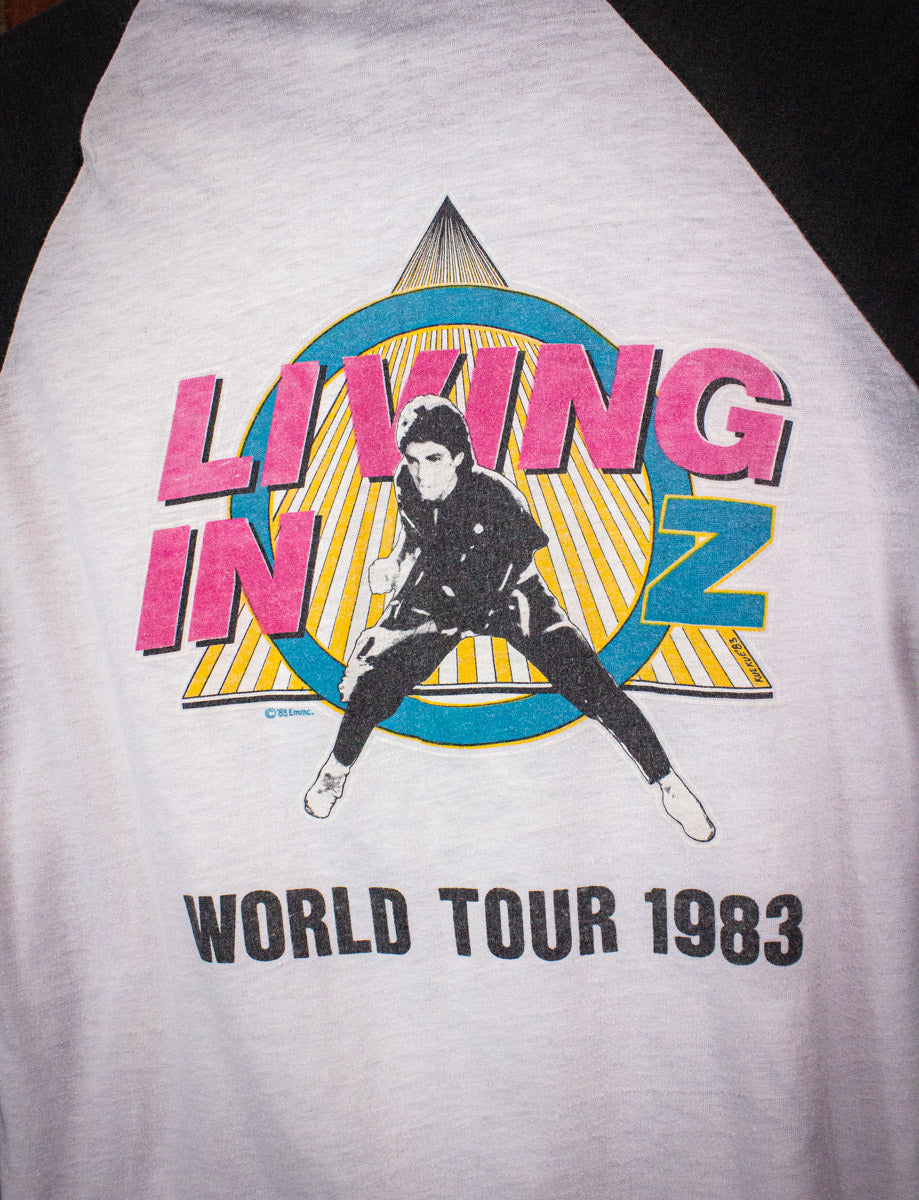 Vintage Rick Springfield Living in Oz Raglan Concert T Shirt 1983 Small